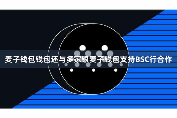 麦子钱包钱包还与多家银麦子钱包支持BSC行合作