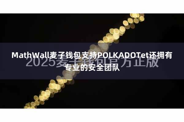 MathWall麦子钱包支持POLKADOTet还拥有专业的安全团队